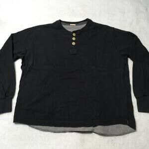 sweatshirt Sweater Womens XL navy blue Organic Cotton